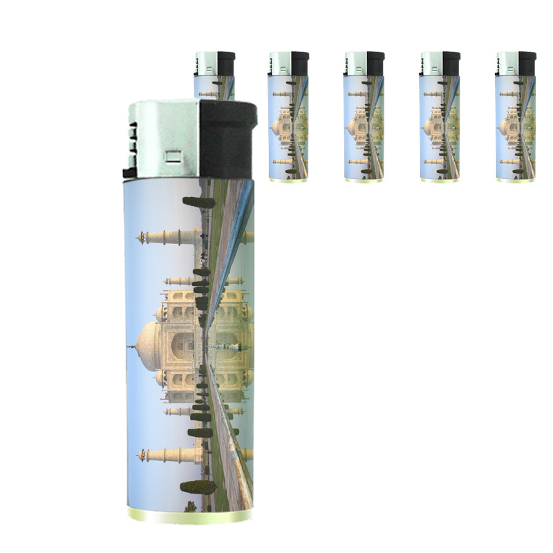 Famous Landmarks D4 Lighters Set of 5 Electronic Refillable The Taj Mahal India