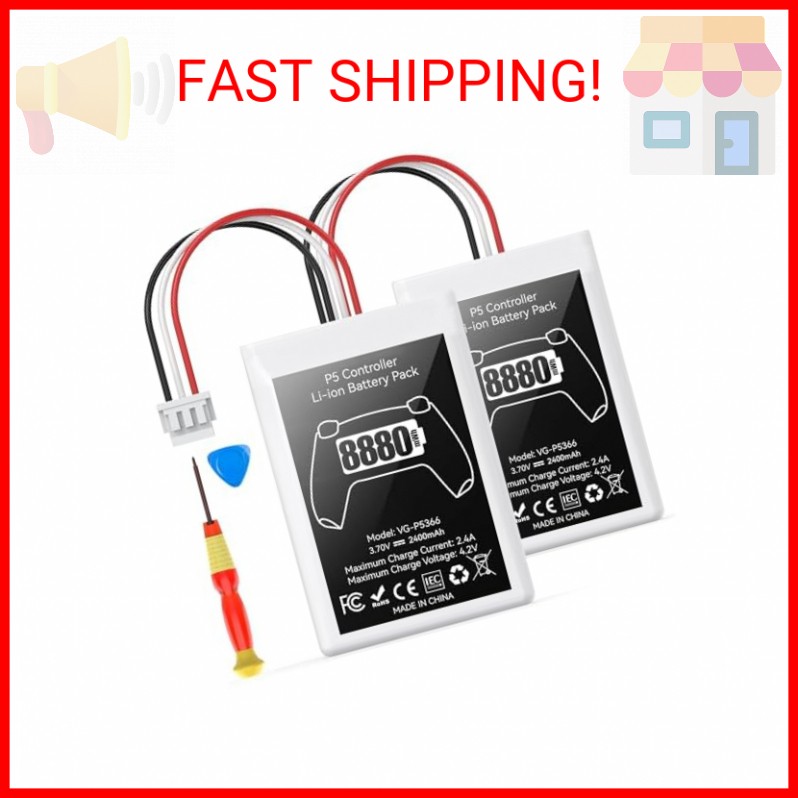 Kosker PS5 Controller Battery Replacement Kit Compatible with PlayStation 5 Orig