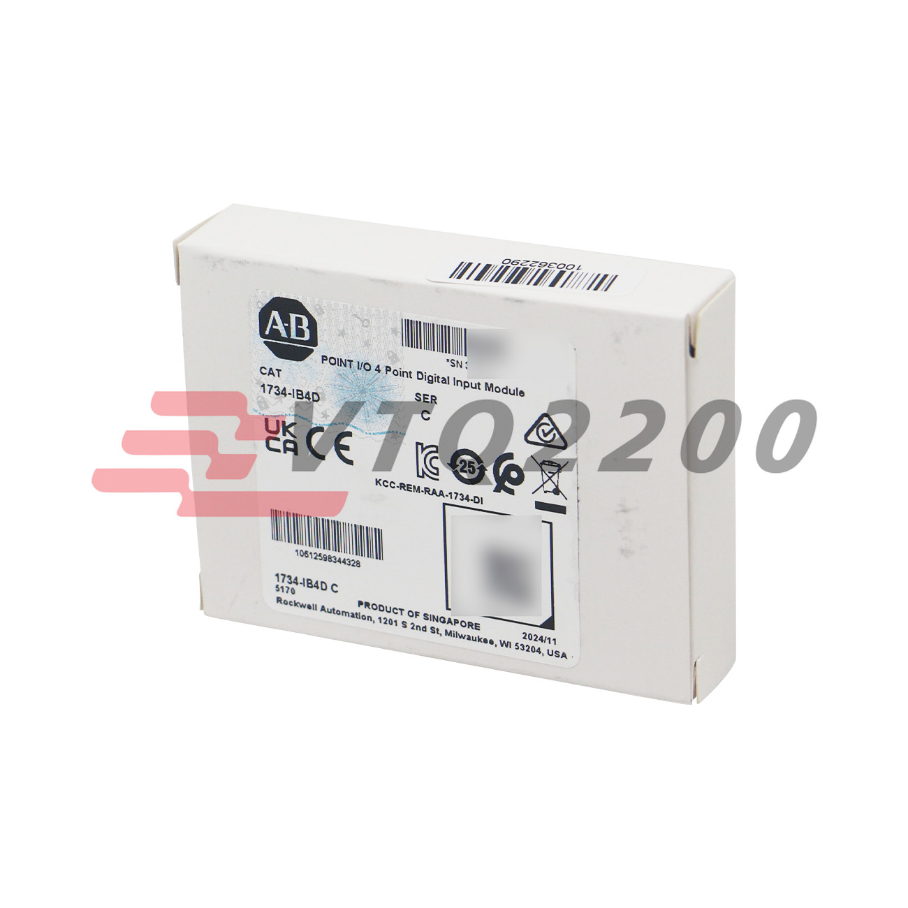 New Sealed 1734-IB4D Allen Bradley POINT I/O 4 Point Digital Input Module