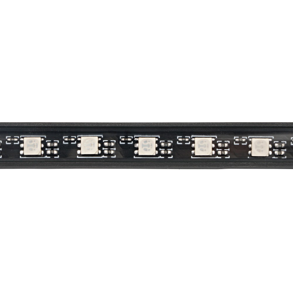 4x RGB 72 LED Car Interior Floor Light Strips USB with Bluetooth APP Control