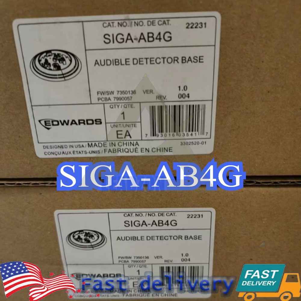 1PC EDWARDS Fire EST3 Series SIGA-AB4G Buzzer Base Fast Ship