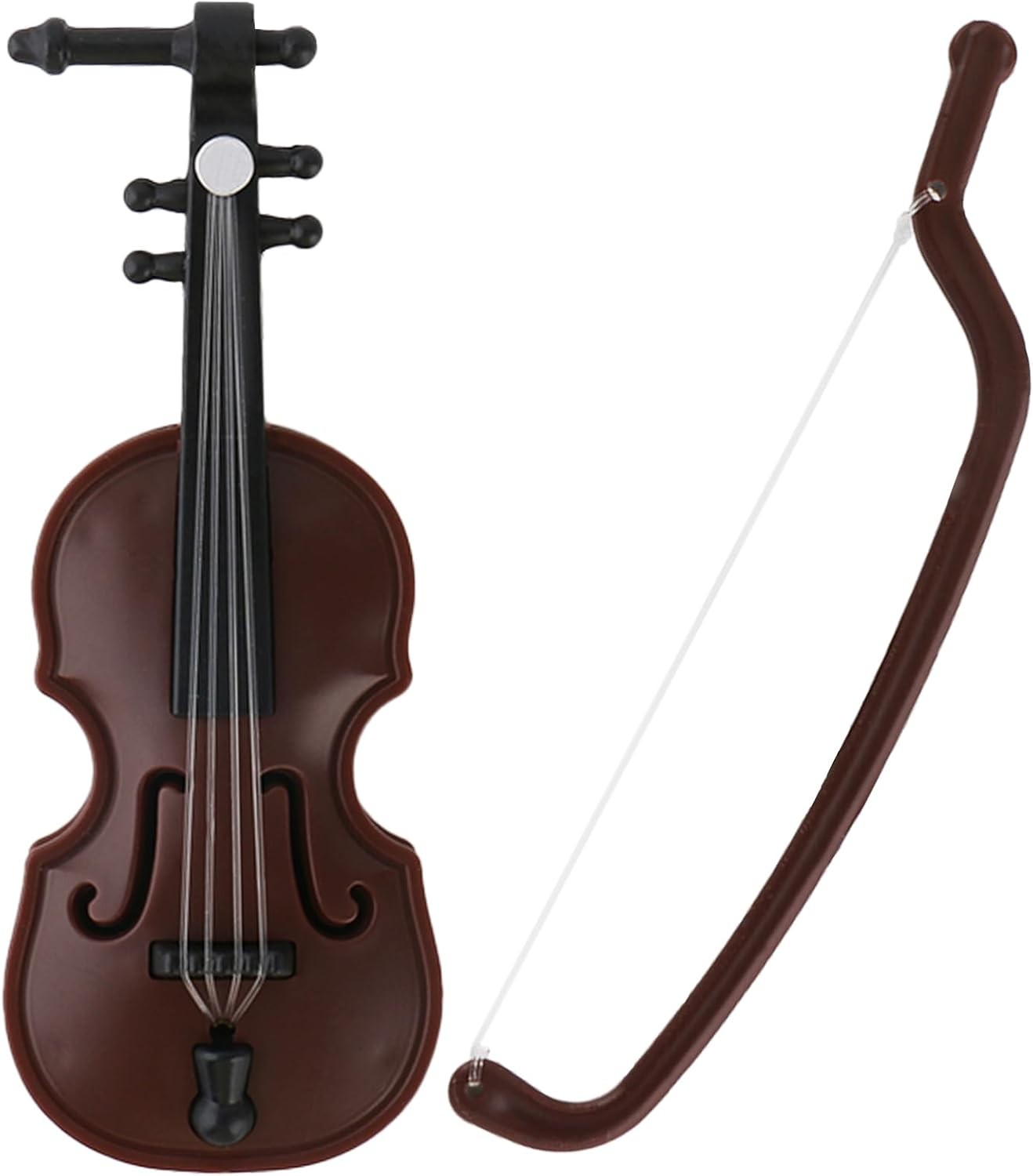 Worlds Smallest Violin Mini Musical Instruments Tiny Violin with Bow Dollhouse M