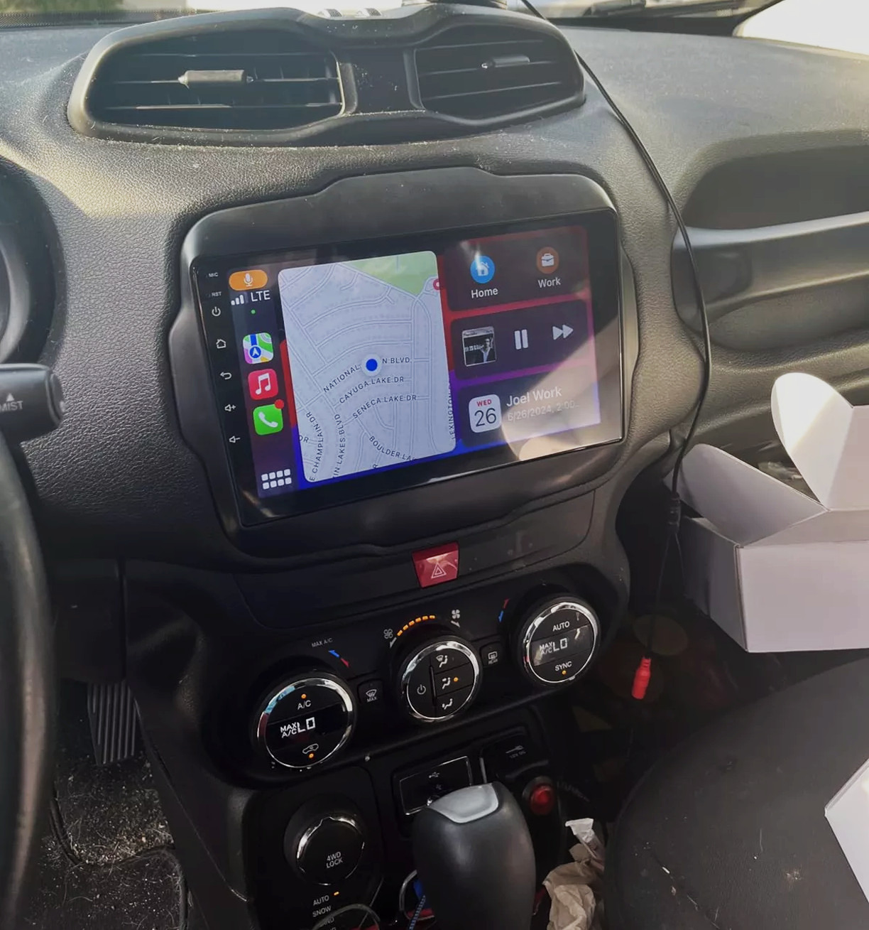Car Radio Stereo Carplay For 2015-2020 Renegade Head Unit 4+64G 9in