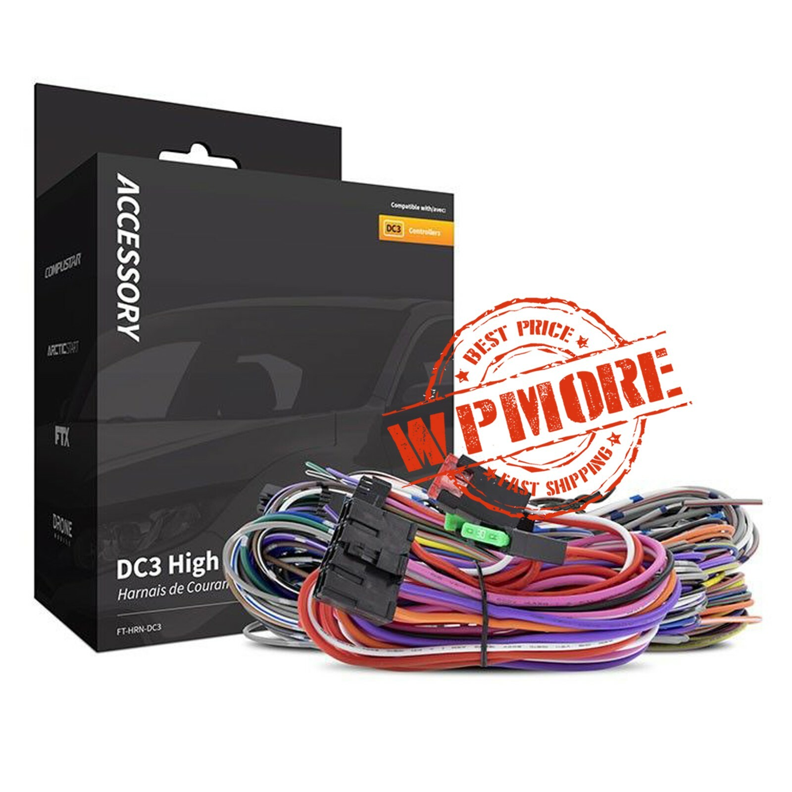Firstech FT HRN DC3 High and Low Current DC3 Wiring harnesses Kit