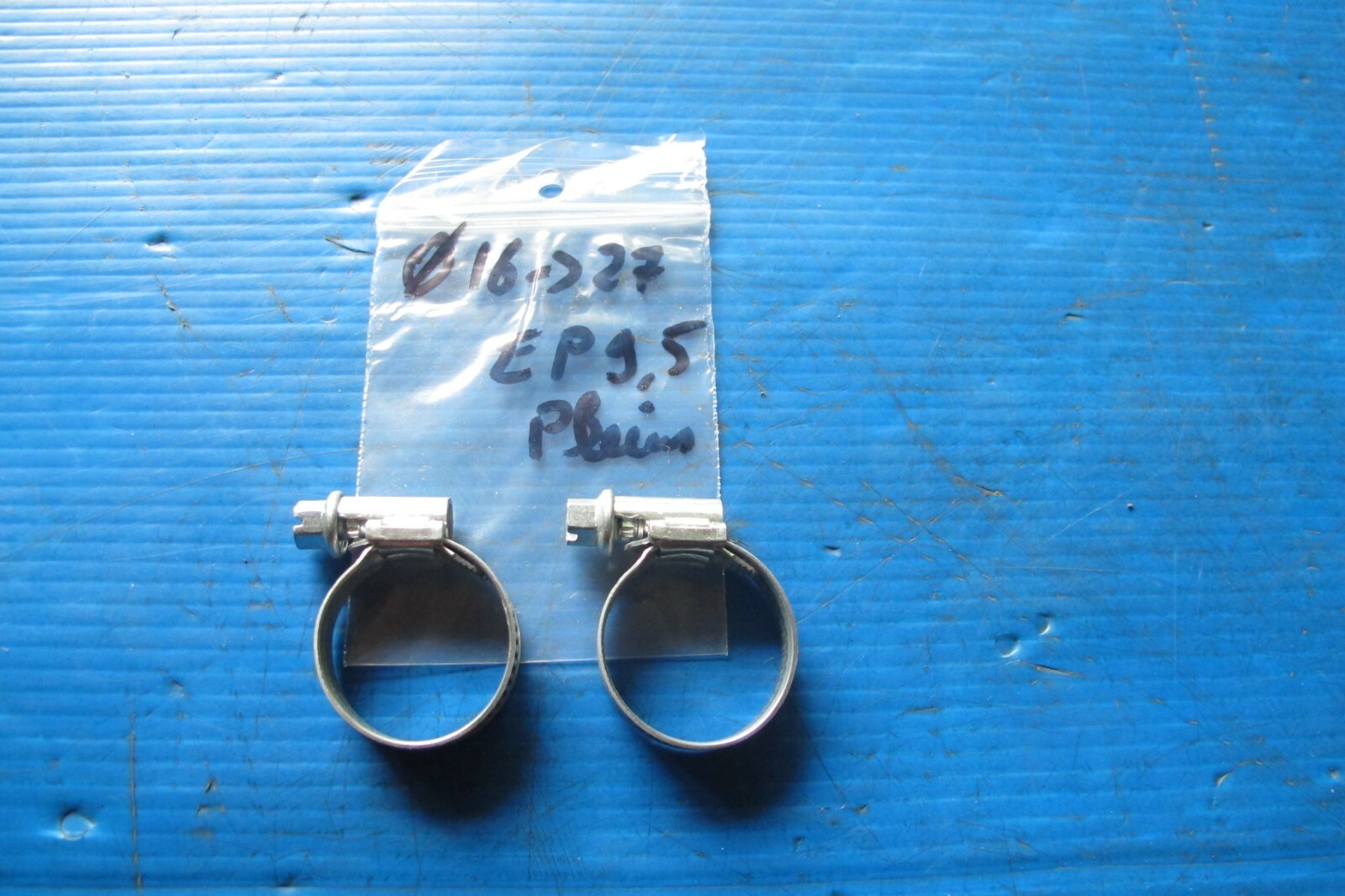 2 Full Band Clamps Type Serflex Diameter: 16 To 27 Mm Ep: 9.5 Mm