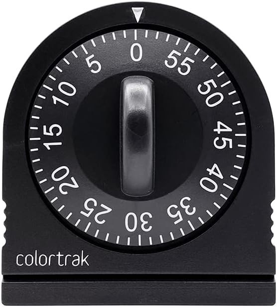 Kitchen Timer 60‑Minute Wind‑Up Mechanical Battery‑Free Countdown Salon Kids Cla