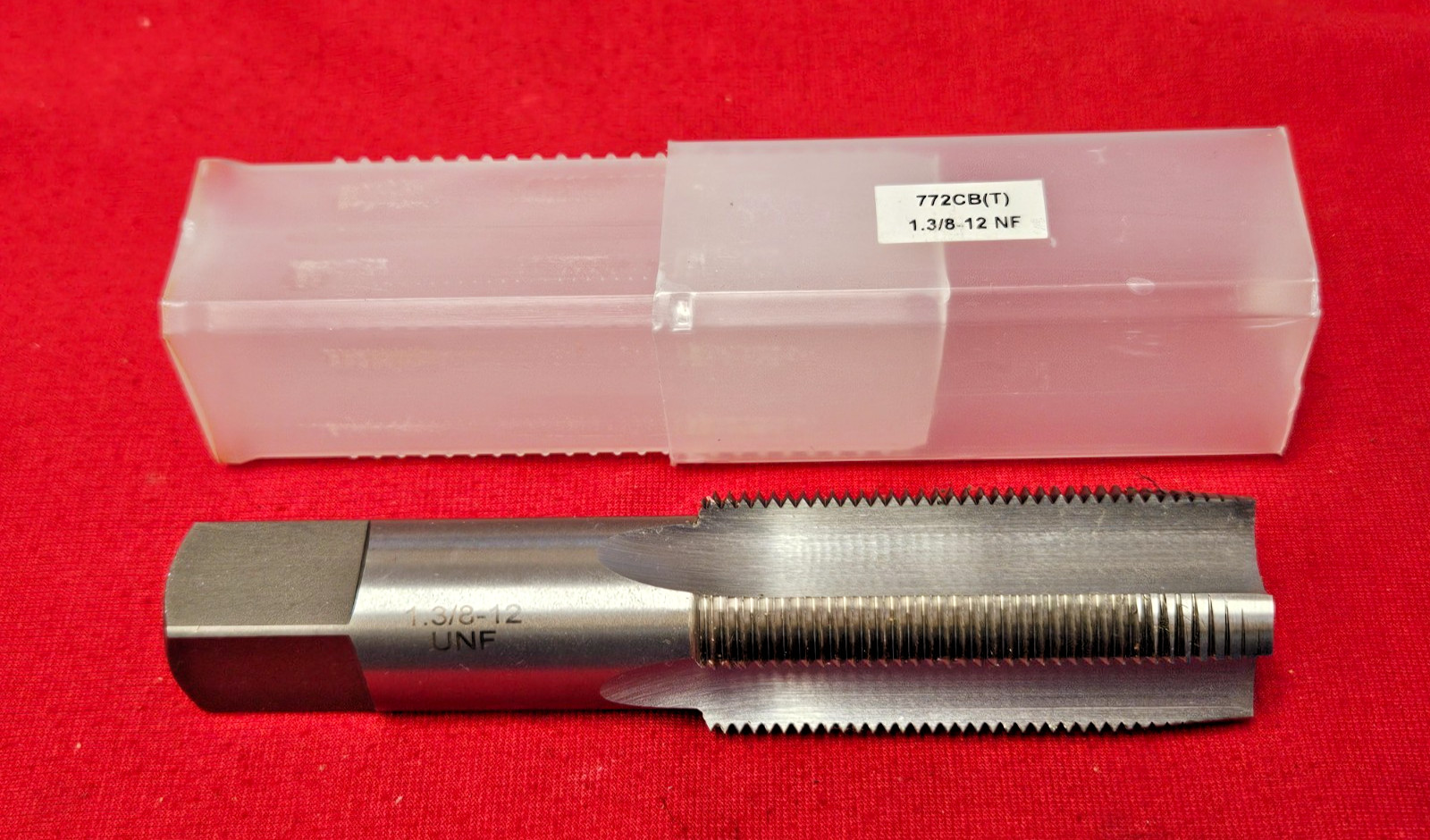 1-3/8"-12 NF Taper Hand Tap A1 421-08812 RH Carbon Steel 4Flute Starter