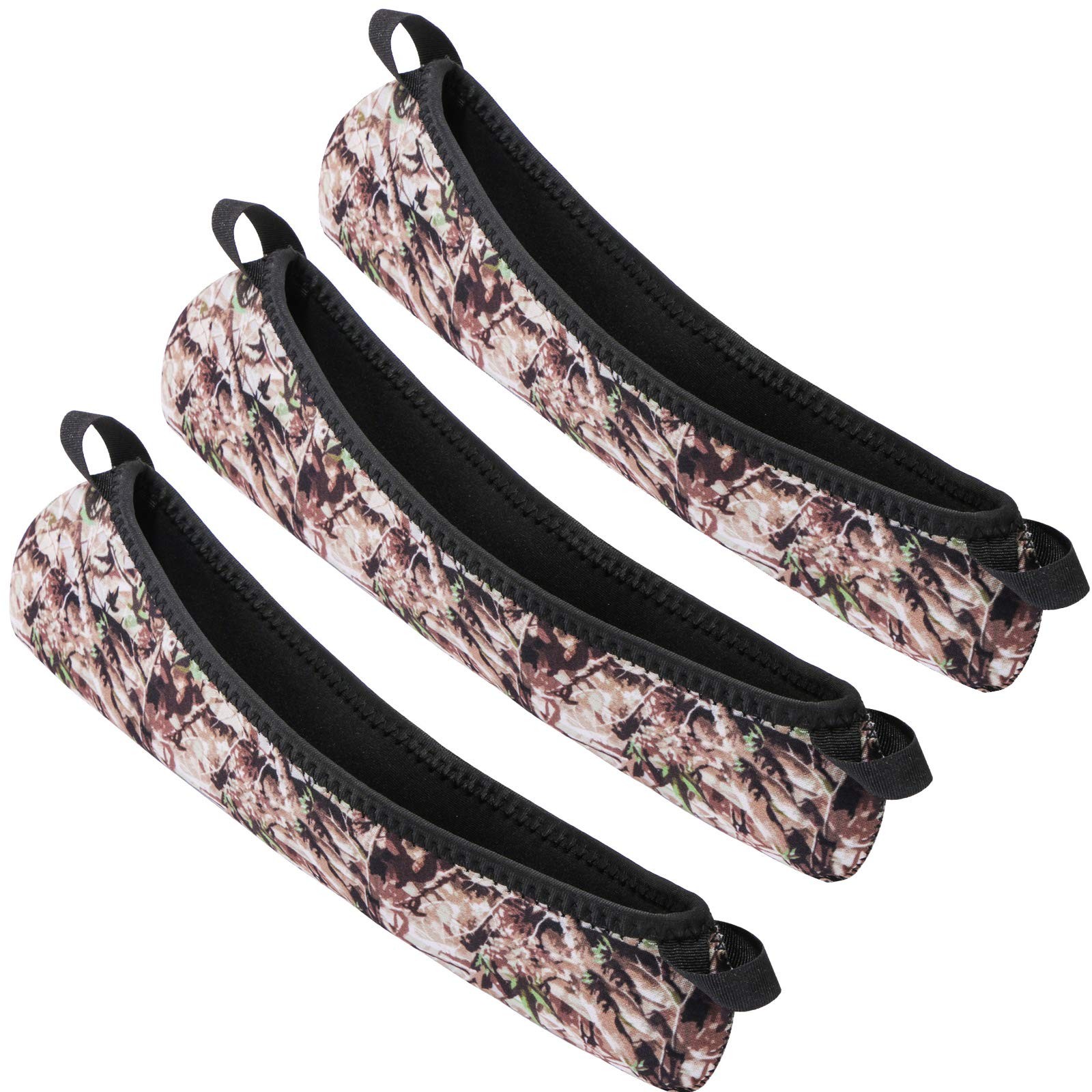 3-Pack Scope Cover Waterproof Neoprene Scope Covers Optics Lens Cover 12" Leaf