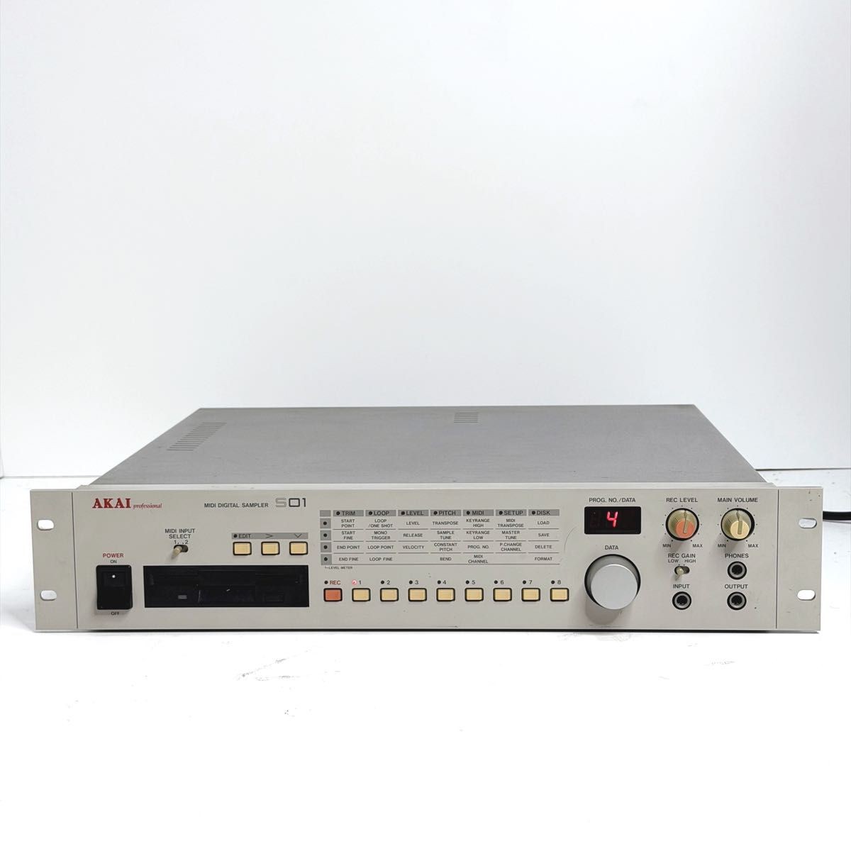 Akai Professional S01 MIDI Digital Sampler Vintage Studio Audio Tested Working