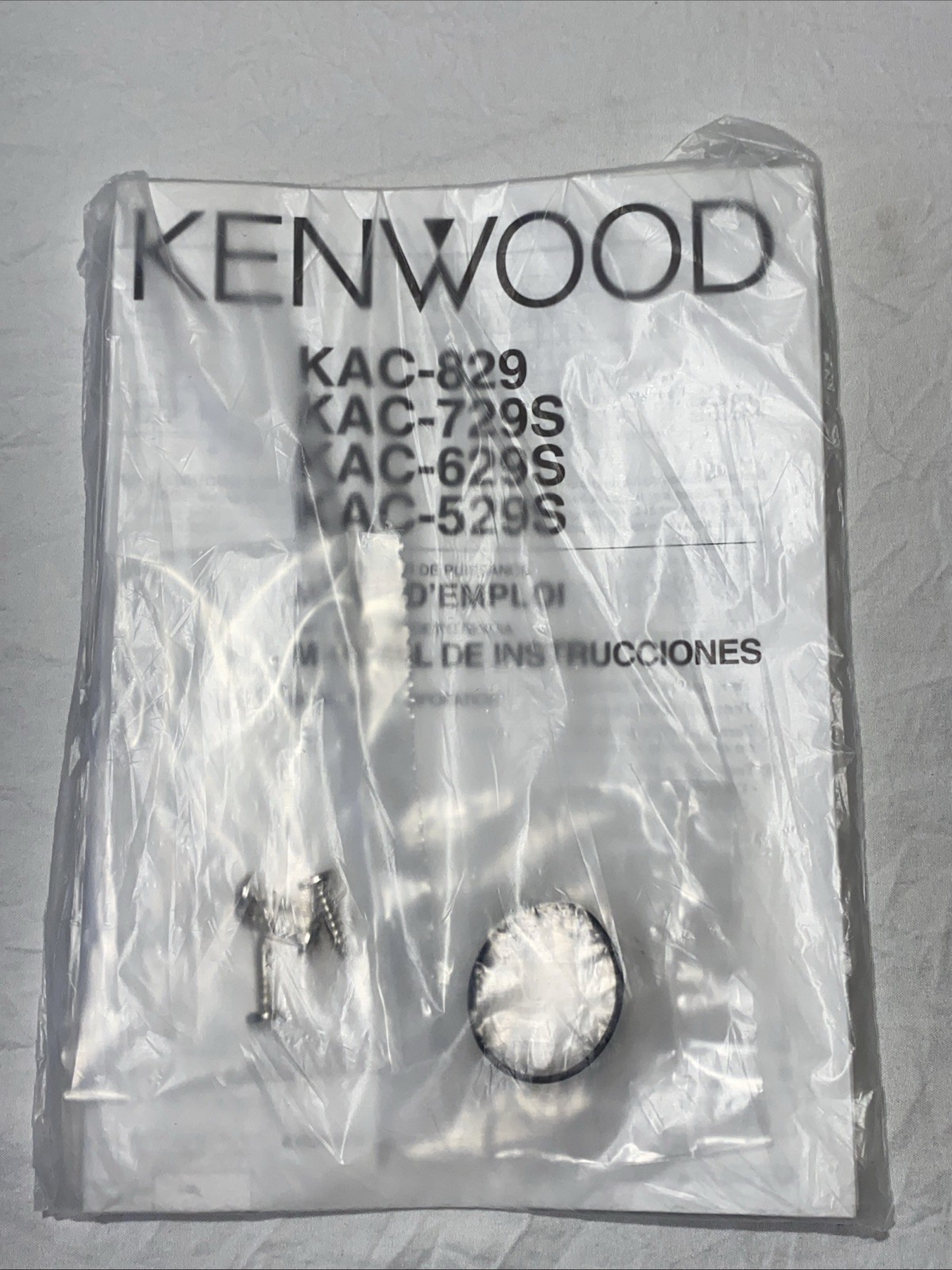Original Kenwood KAC-829 KAC-729 KAC-629S KAC-529 Power Amplifier Service Manual