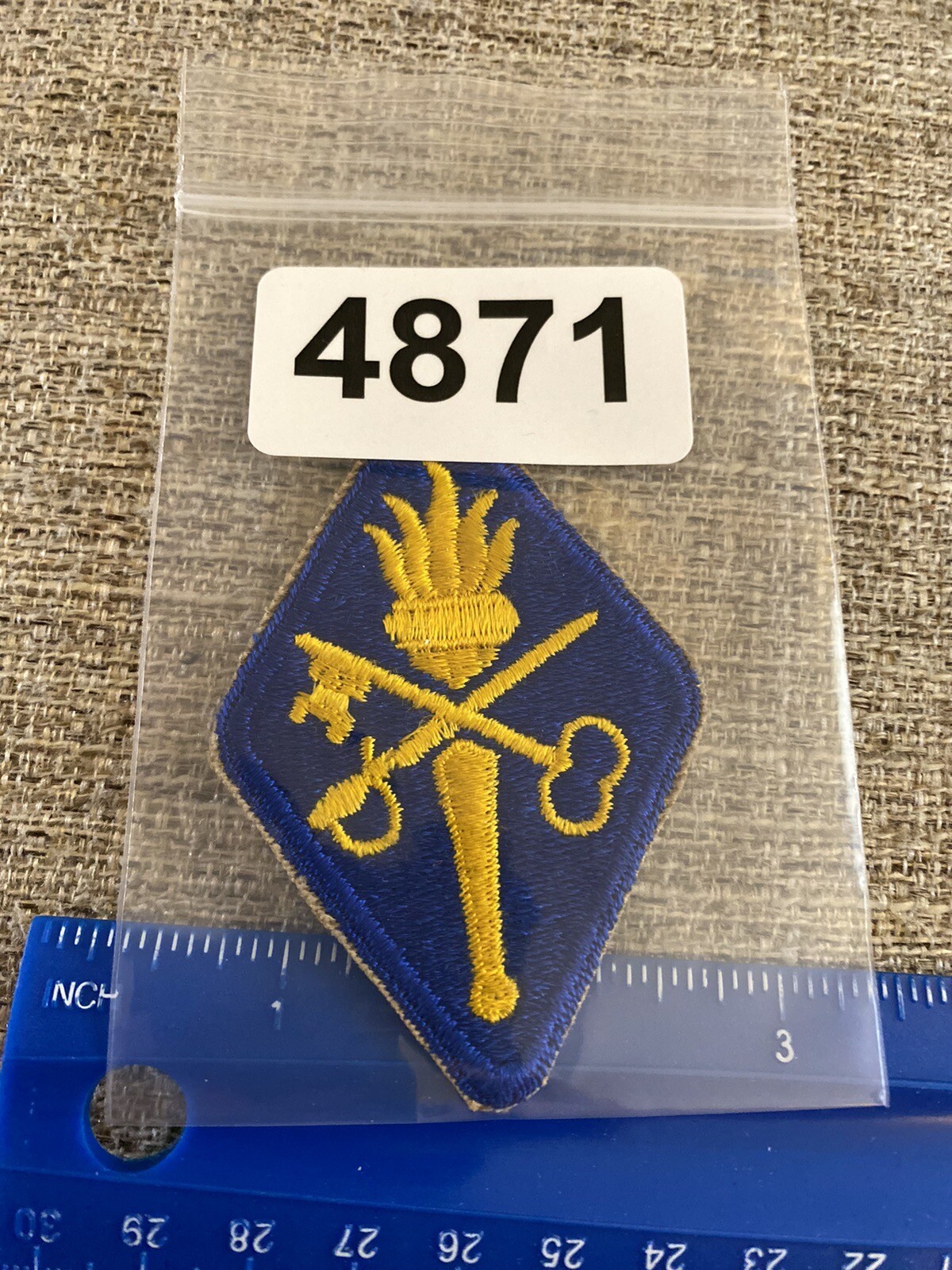 1950’s-1960’s US Army Quartermaster School Patch Training INV4871