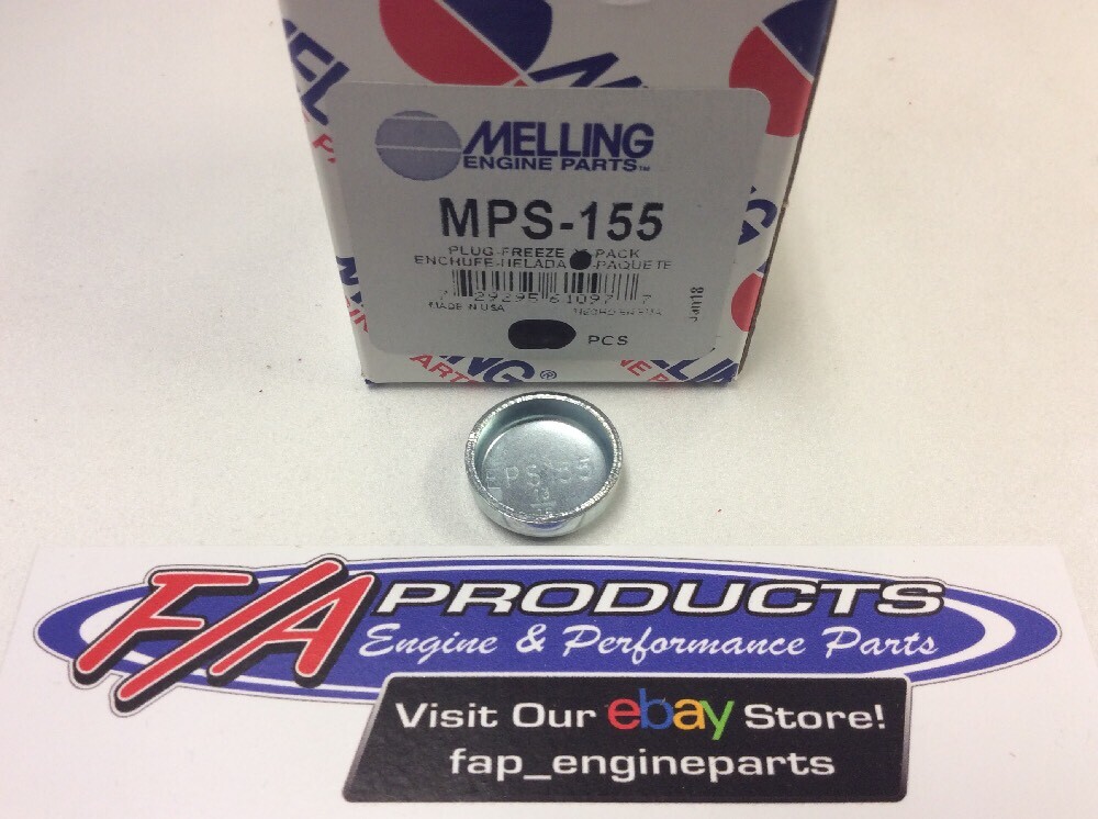 Melling MPS-155 13/16" Steel Shallow Engine Expansion Plug Cup Freeze Out Plugs