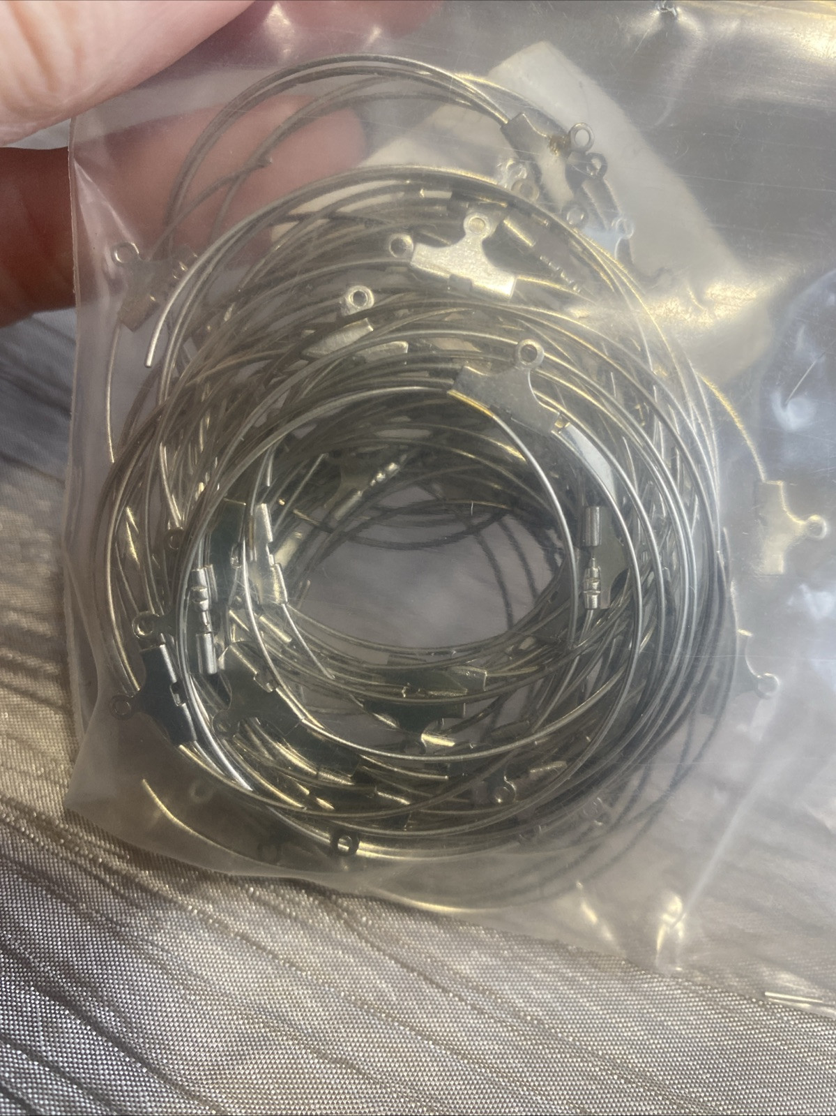 White Plated 1-1/2” Hoop Earring Component Round Brass 21-Gauge, 72 Pieces