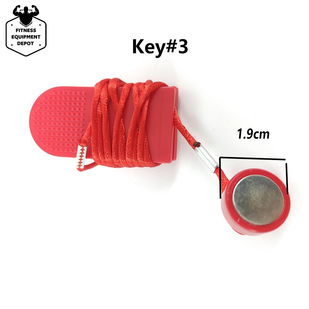 Universal Magnet Treadmill Safety Key Running Machine Security Round Switch Lock