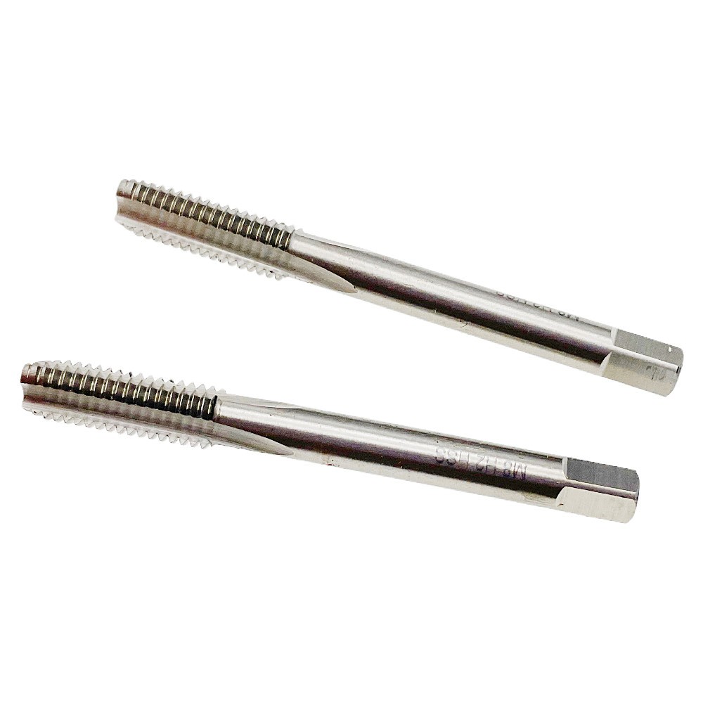 2Pc M8 x 1.25 Tap RH Right Hand M8 x 1.25mm HSS Metric Thread Tap Tool