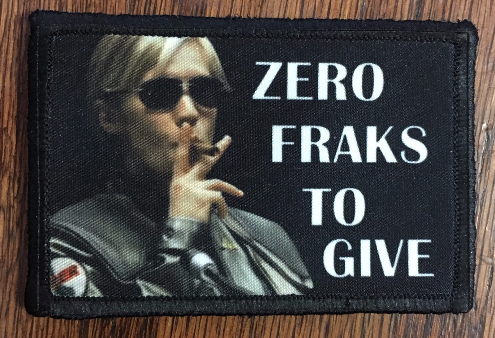 Battlestar Galactica  Zero Fraks To Give Morale Patch Tactical Military Army USA