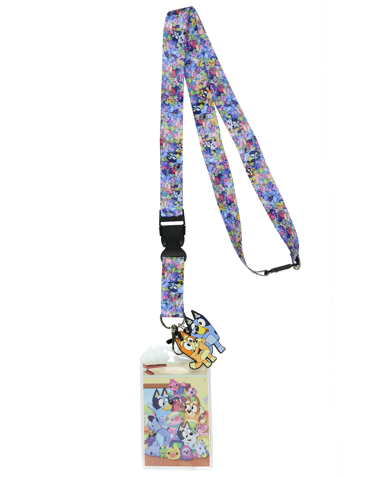 Bluey Lanyard Bingo Treasured Toys Plush Friends Breakaway ID Badge Holder
