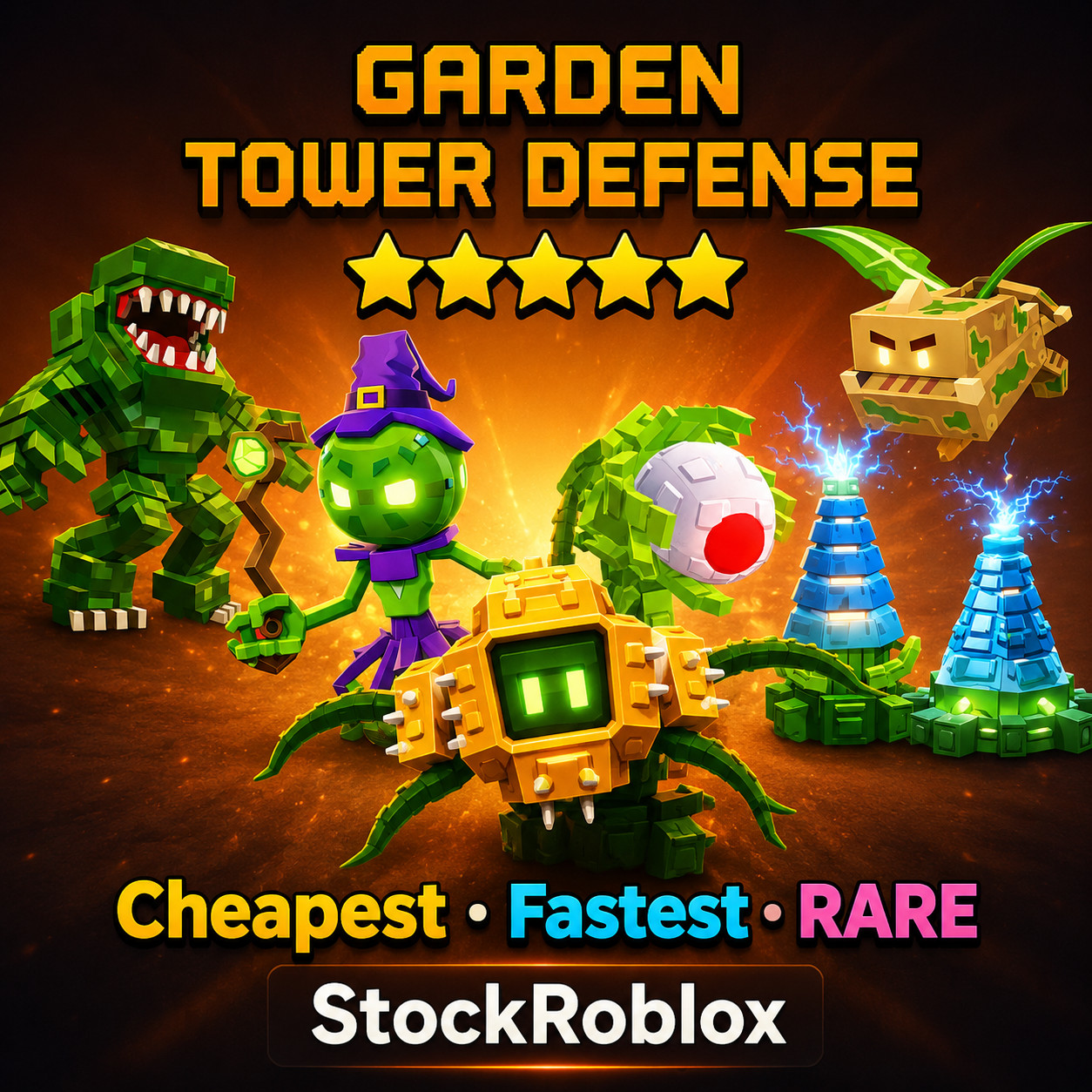 Garden Tower Defense | GTD | Best Units | Fast & Cheap