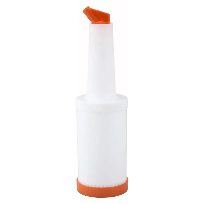 Winco PPB-2O 2qt Orange Bar Drink Mix Pourer
