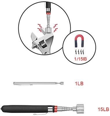 3 Pack Telescoping Magnet Pick-up Tool Set - Retrieving Telescoping Magnet Picku