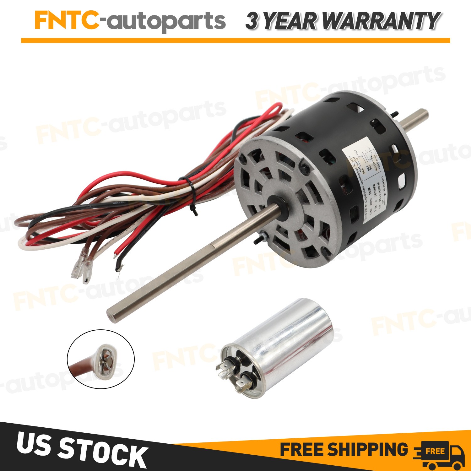 Replacement Fan Motor For Coleman 7184-0156 1468-3069 1468-306 8333 Series