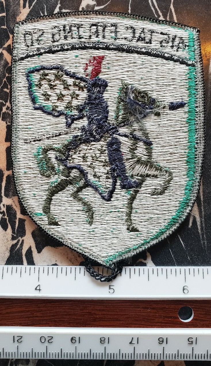 USAF Air Force 416th Tactical Fighter Training Squadron Patch Silver Knight