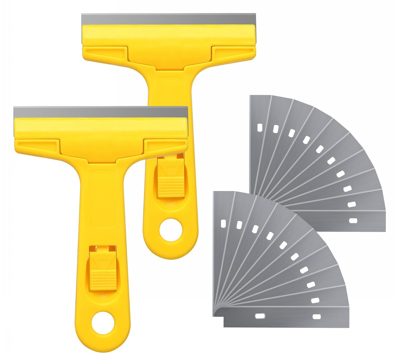 Razor Blade Scraperpaint Scraper Glass Scraper Tool With 20 Extra Replacement Me