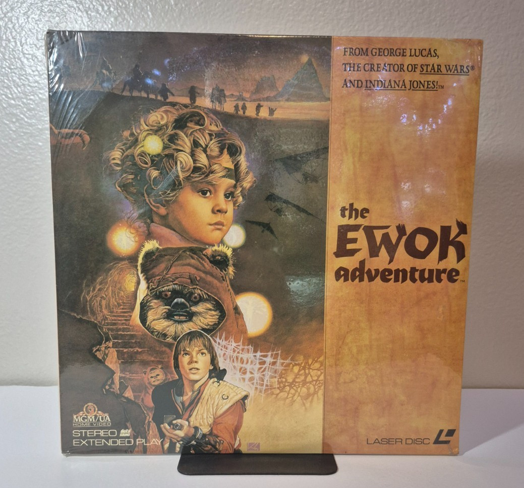 Vintage The Ewok Adventure (LaserDisc, 1990) - MGM/UA ML102053 - NOS Unopened