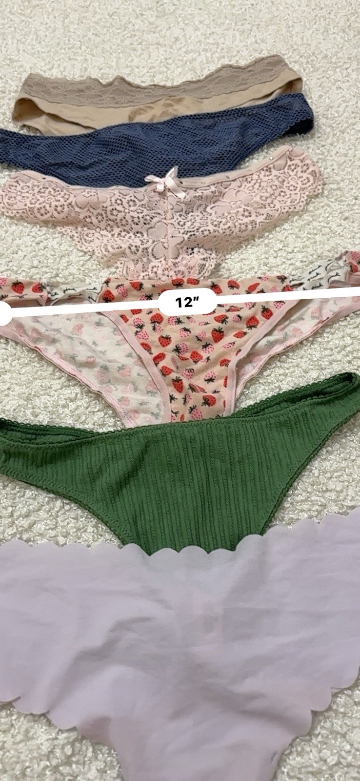 Vintage Mix Lote /6 Pantis#835