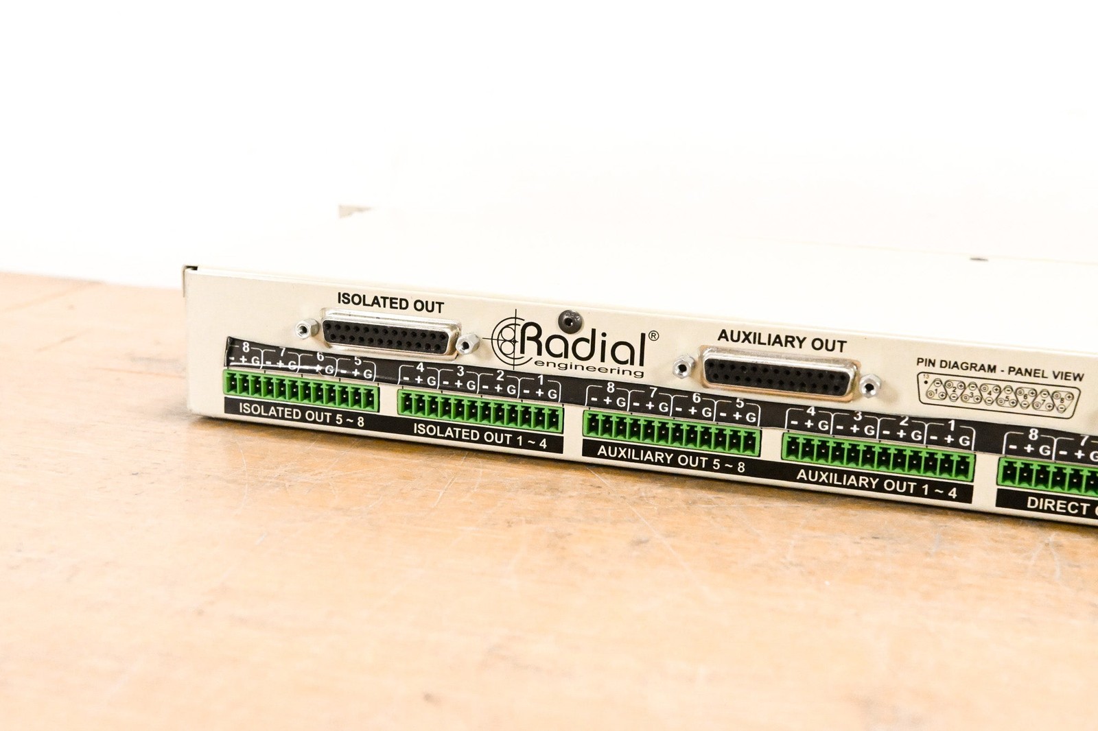 Radial Engineering OX8-j Jensen-Equipped 8-Channel Microphone Splitter CG011Q4