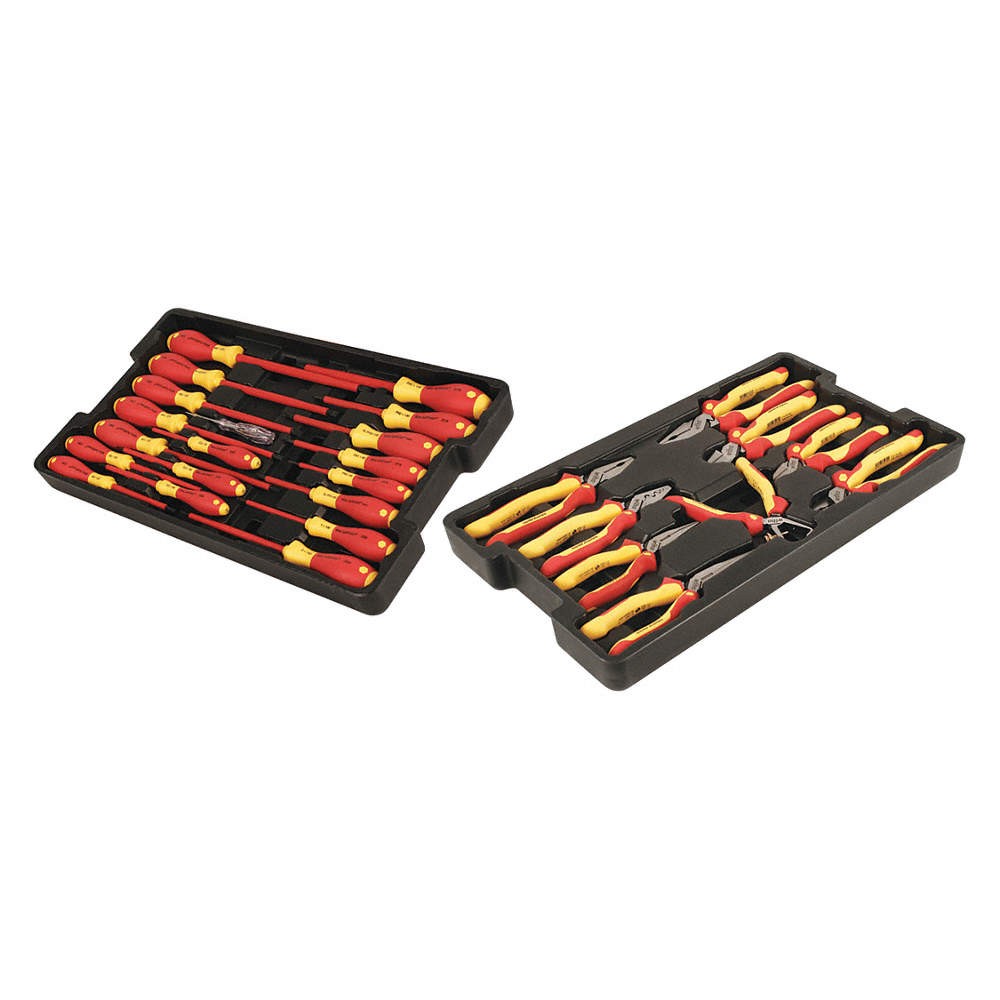 WIHA 32989 Insulated Tool Set,28 Pieces,1000VAC Max 53KH01
