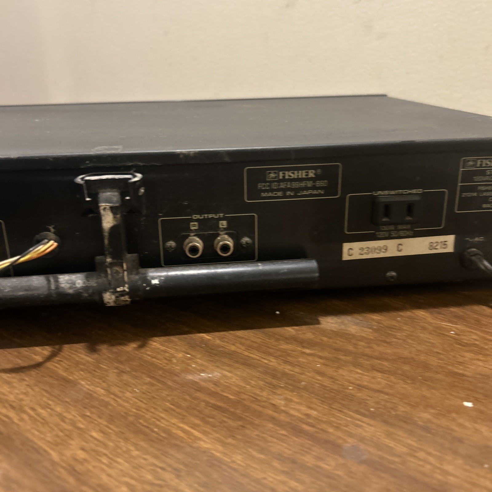 Fisher Studio-standard Synthesizer Tuner FM-660