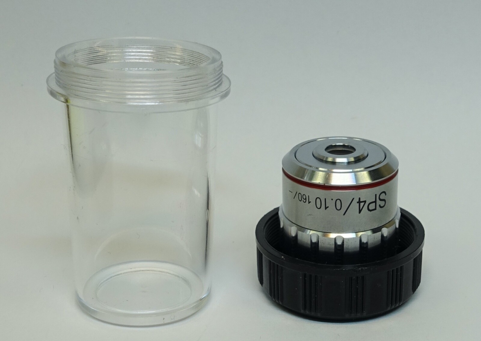 SP4 4X/0.10 160/- Microscope Objective; NEW