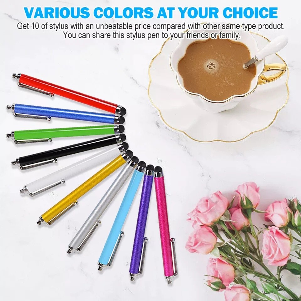Capacitive Touch Screen Stylus Pen Universal For iPhone iPad Samsung Tablet