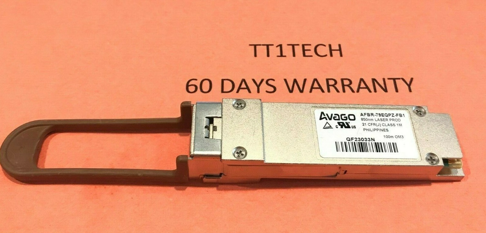 AFBR-79EQPZ-FB1 Broadcom Transceiver QSFP+ 40GBase-SR4 850nm, MMF, 150m,MPO, DOM