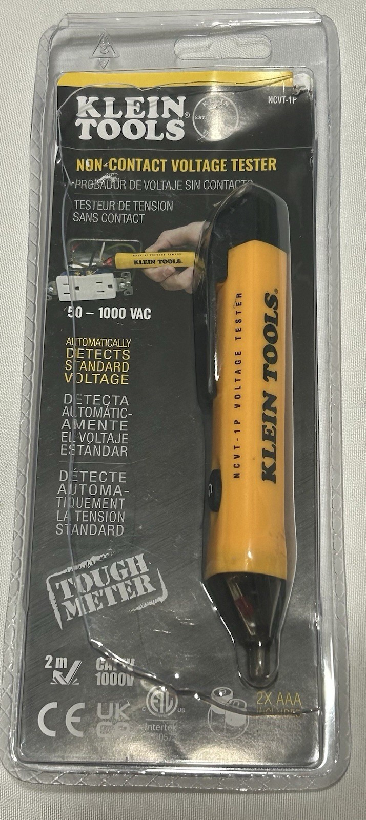 Klein Tools NCVT-1P Non-Contact Voltage Tester Pen 50–1000V AC