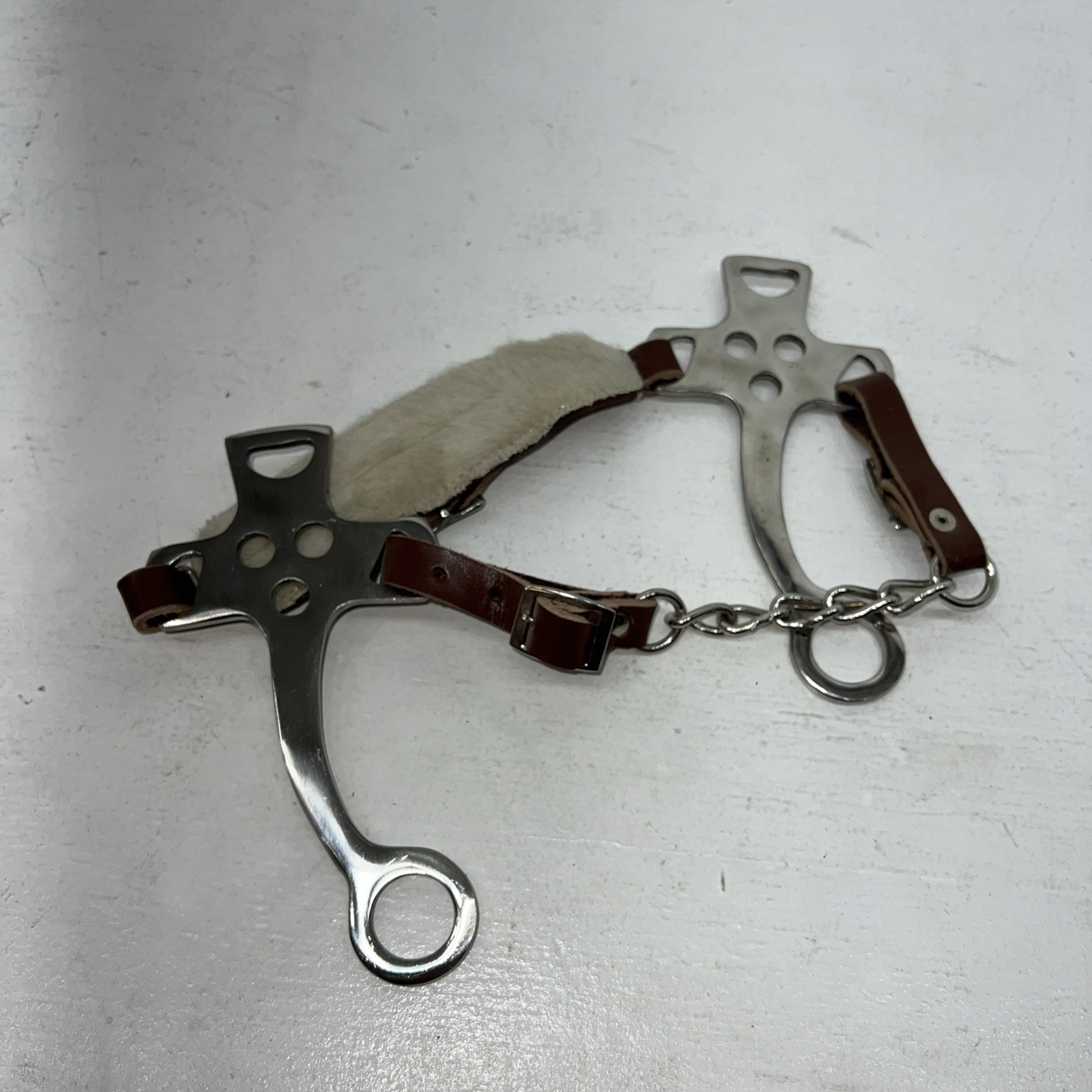 New Tough 1 Fleece Lined Silver Hackamore #25131 U-4