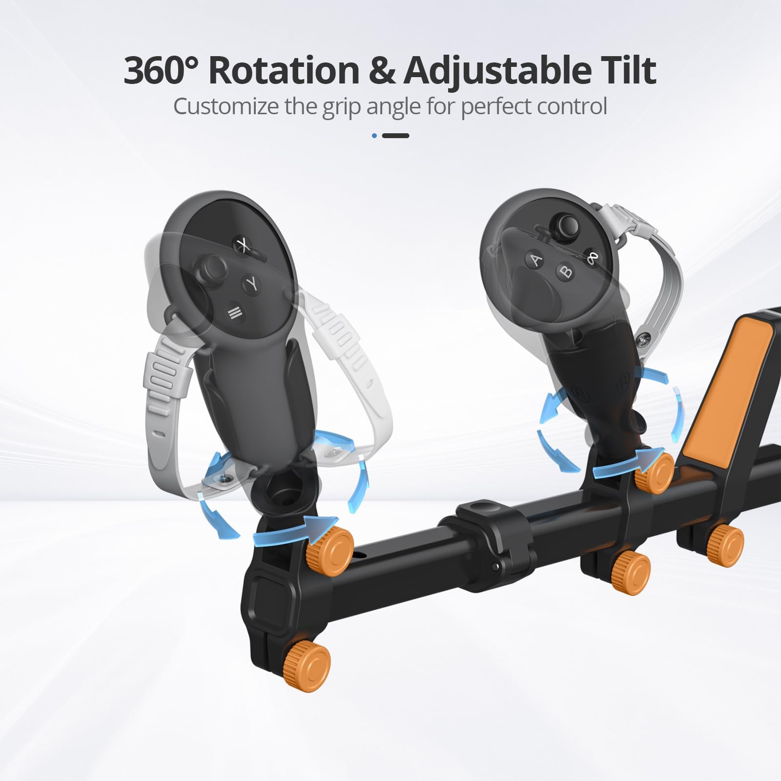 VR Gun Stock for Meta Quest 3 & 2 | Adjustable Quick-Swap Mount FPS Accessory