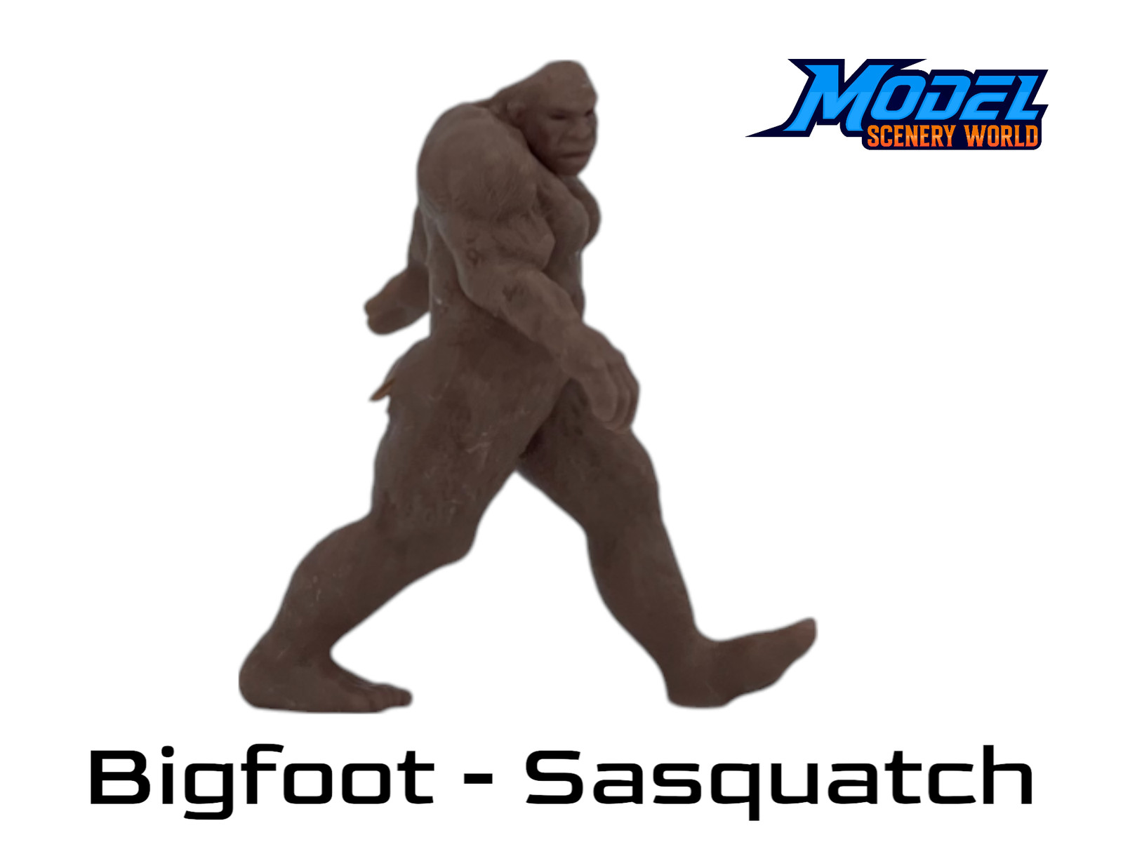 Bigfoot Sasquatch - Walking - O Scale 1:48 - Brown