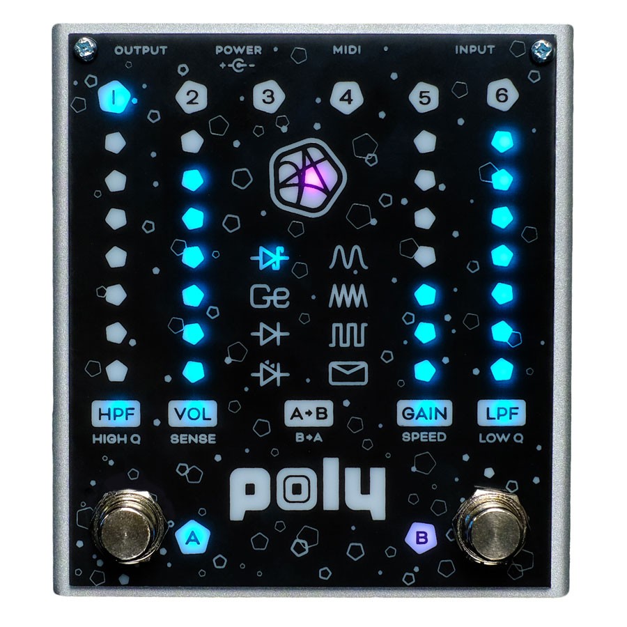 Poly Effects Josh Smith Flat V 2-Channel Gain Pedal