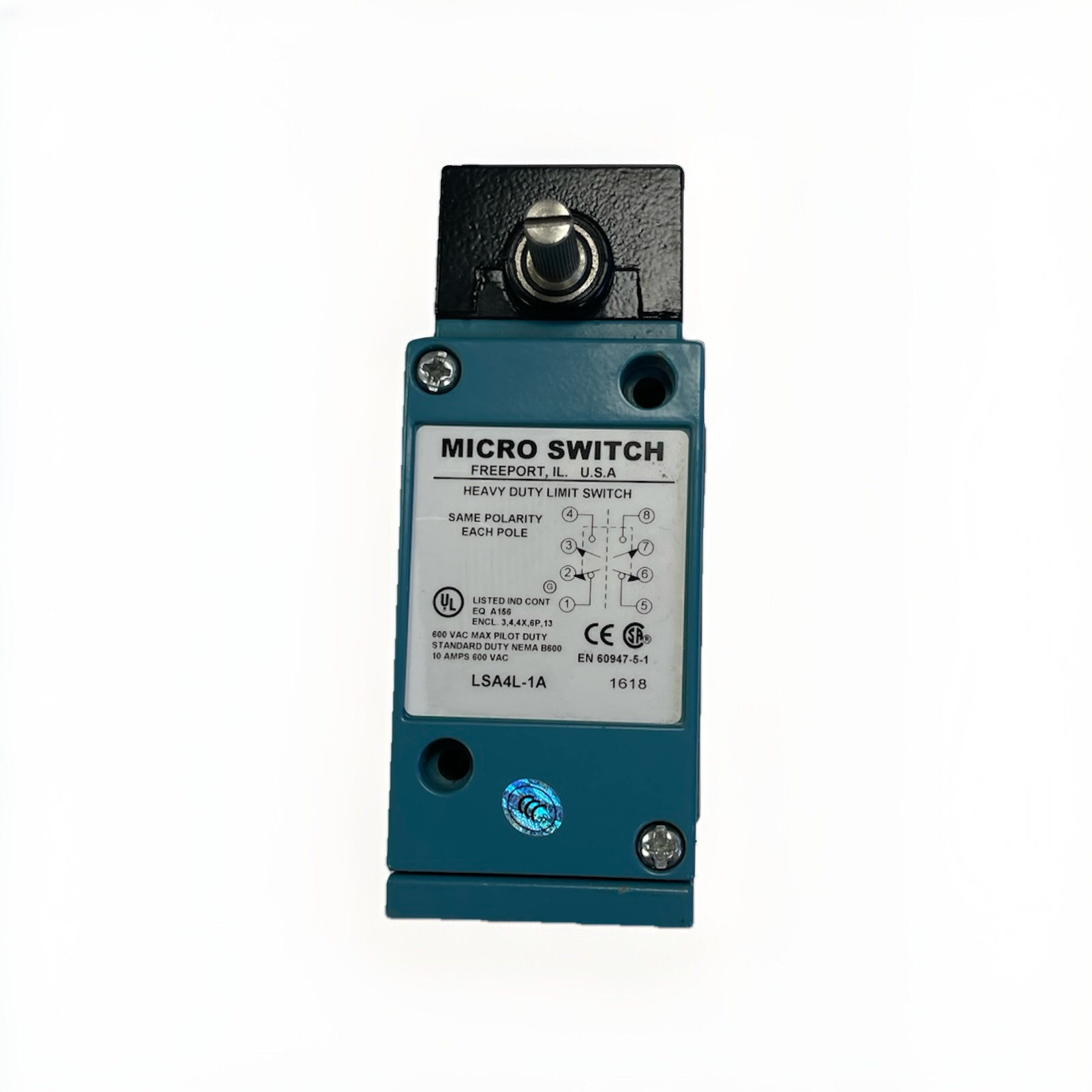 Honeywell MICRO SWITCH LSA4L Heavy-Duty Limit Switch - 10A 600VAC