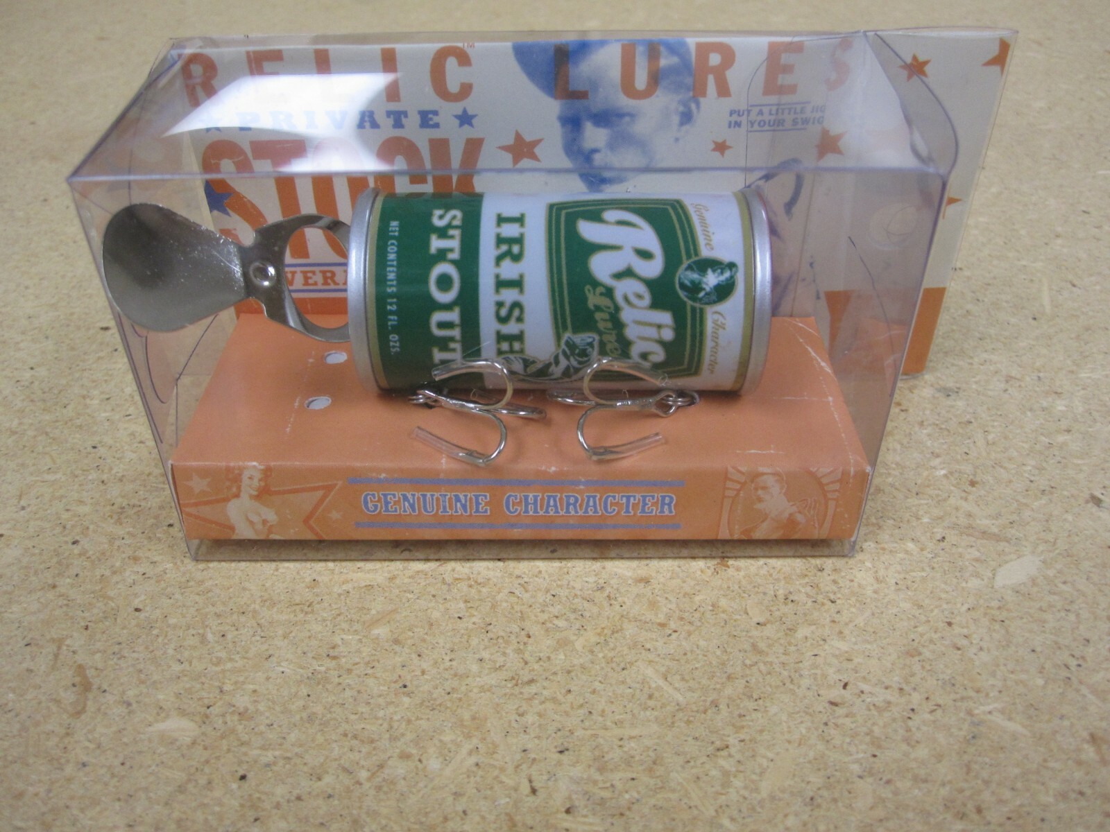 Relic Lures Genuine Character Topwater Fishing Lure Irish Stout Pinup Girl