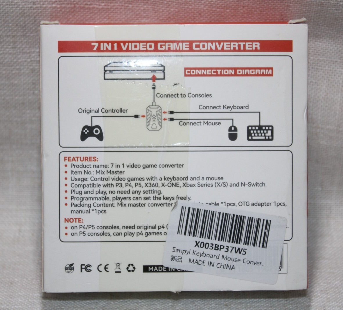 Mix Master 7 In 1 Video Game Converter