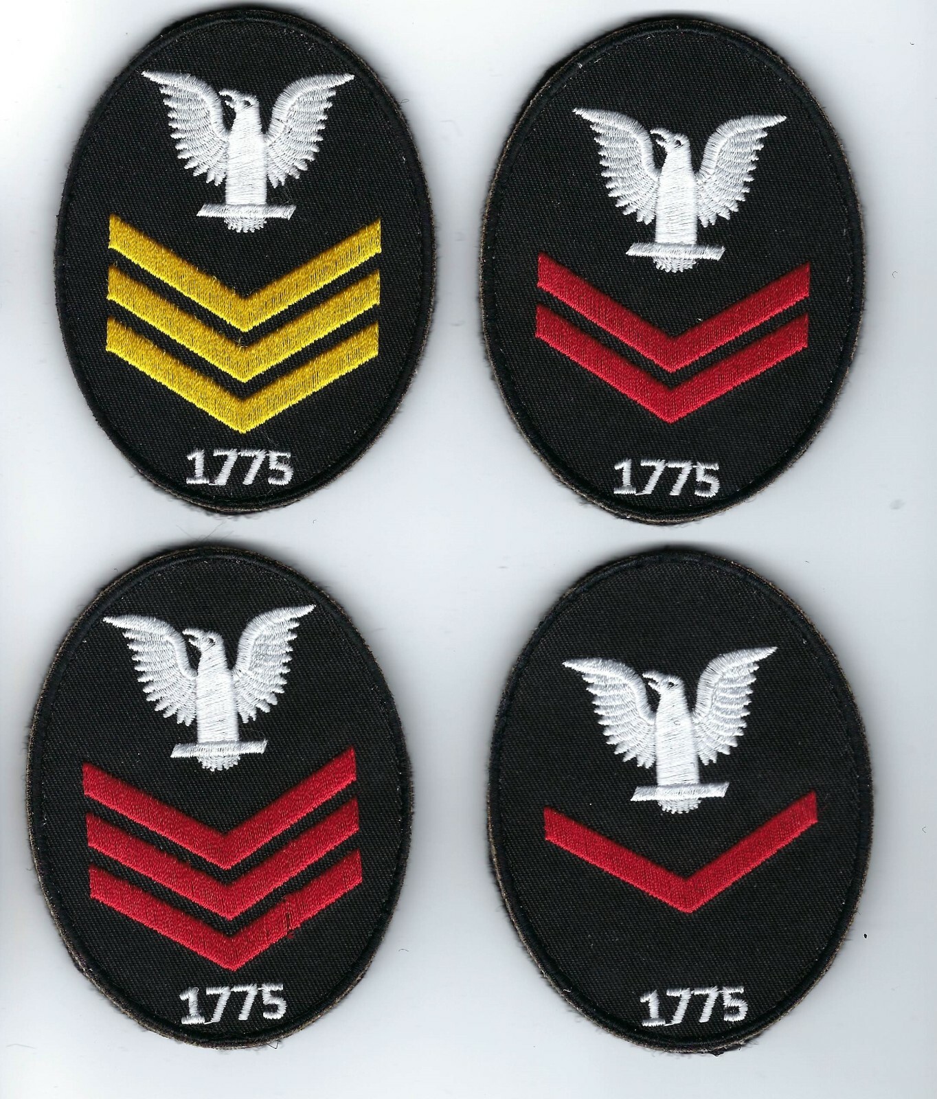 U.S. NAVY SECOND CLASS PETTY OFFICER PO2 E-5 PATCH USN 5 1/4 x 3 5/8