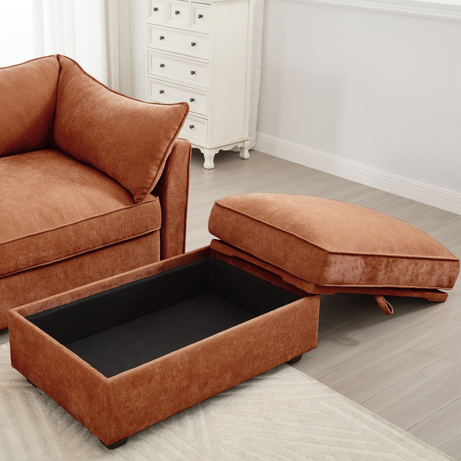 Sofa RSF Velvet-Orange|Orange