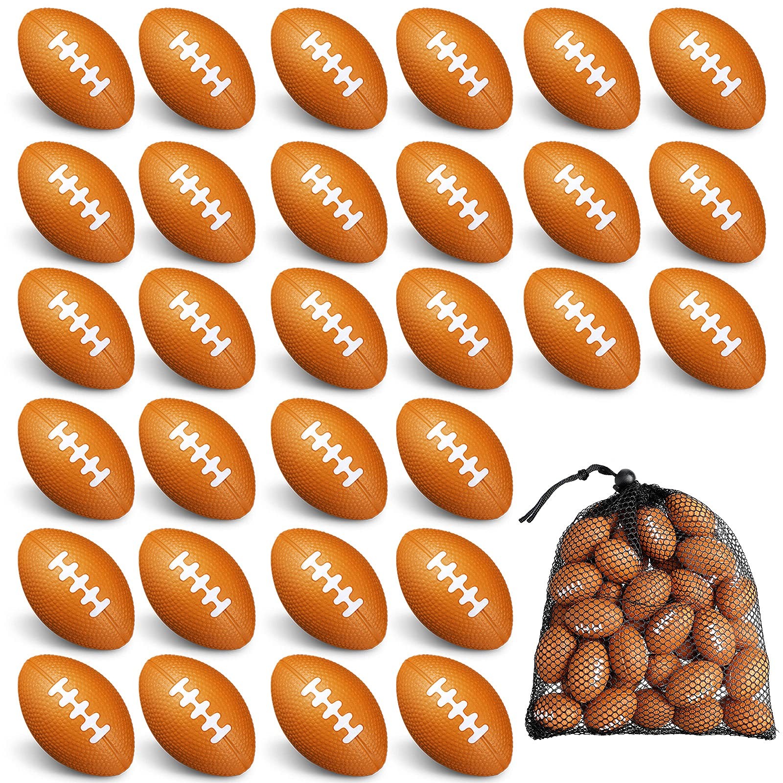 Zhanmai 40 Packs 1.4 Inch 1.46 x 0.98 inches/ 3.7 x 2.5 cm, Brown, Yellow