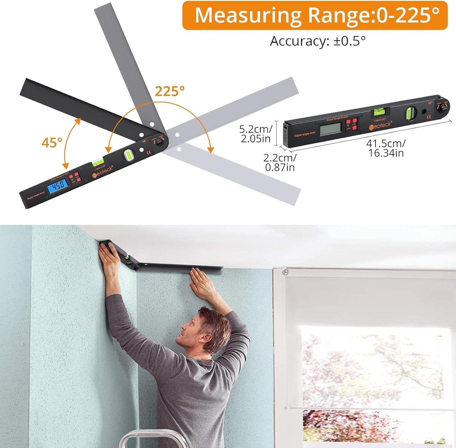 User-Friendly Digital Angle Measurement Tool for Interior Design and Carpentry