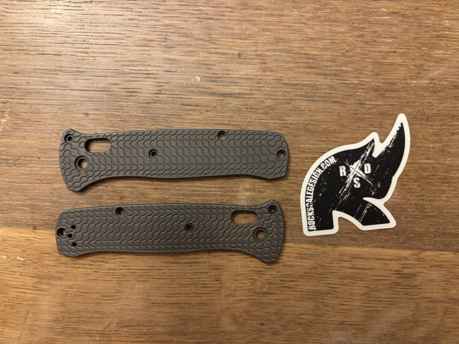 Rockscale Designs Titanium Benchmade Bailout 537 Scales