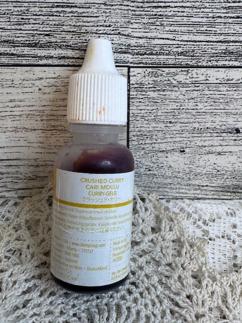 Stampin' Up! Ink Reinker CRUSHED CURRY for Cardmaking, Scrapbooking