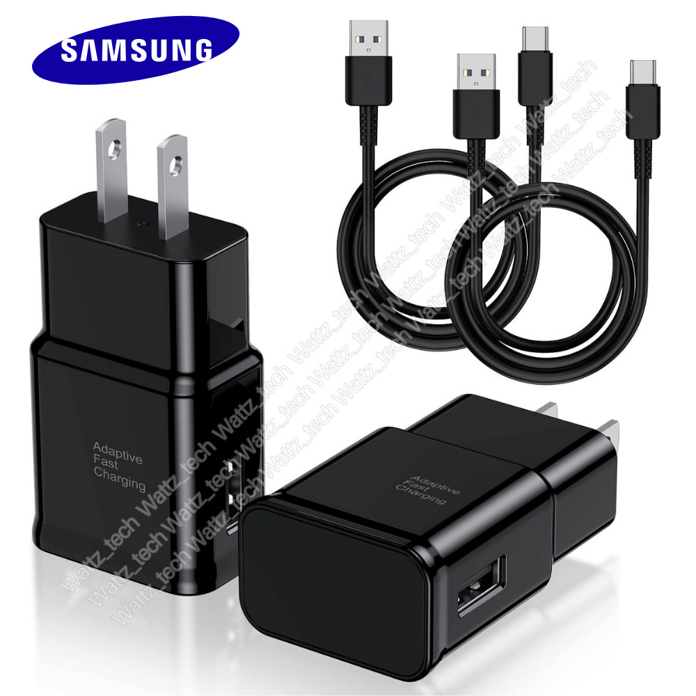 1-2PACK Type USB-C Fast Wall Charger Adaptive For Samsung Galaxy S22 S21 S20 S10